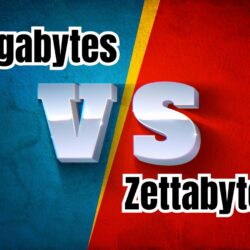 Gigabytes vs Zettabytes